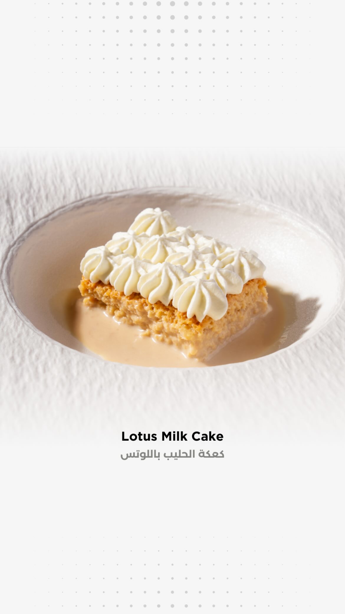 Lotus Milk Cake
